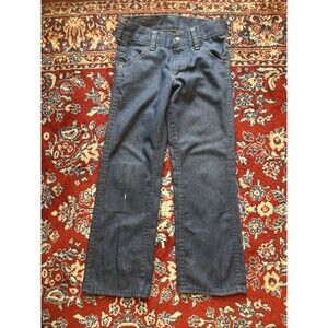 Vintage Bell Bottoms Girls Size 10/12 Blue Jeans Sears Rough Housers Flare Pants